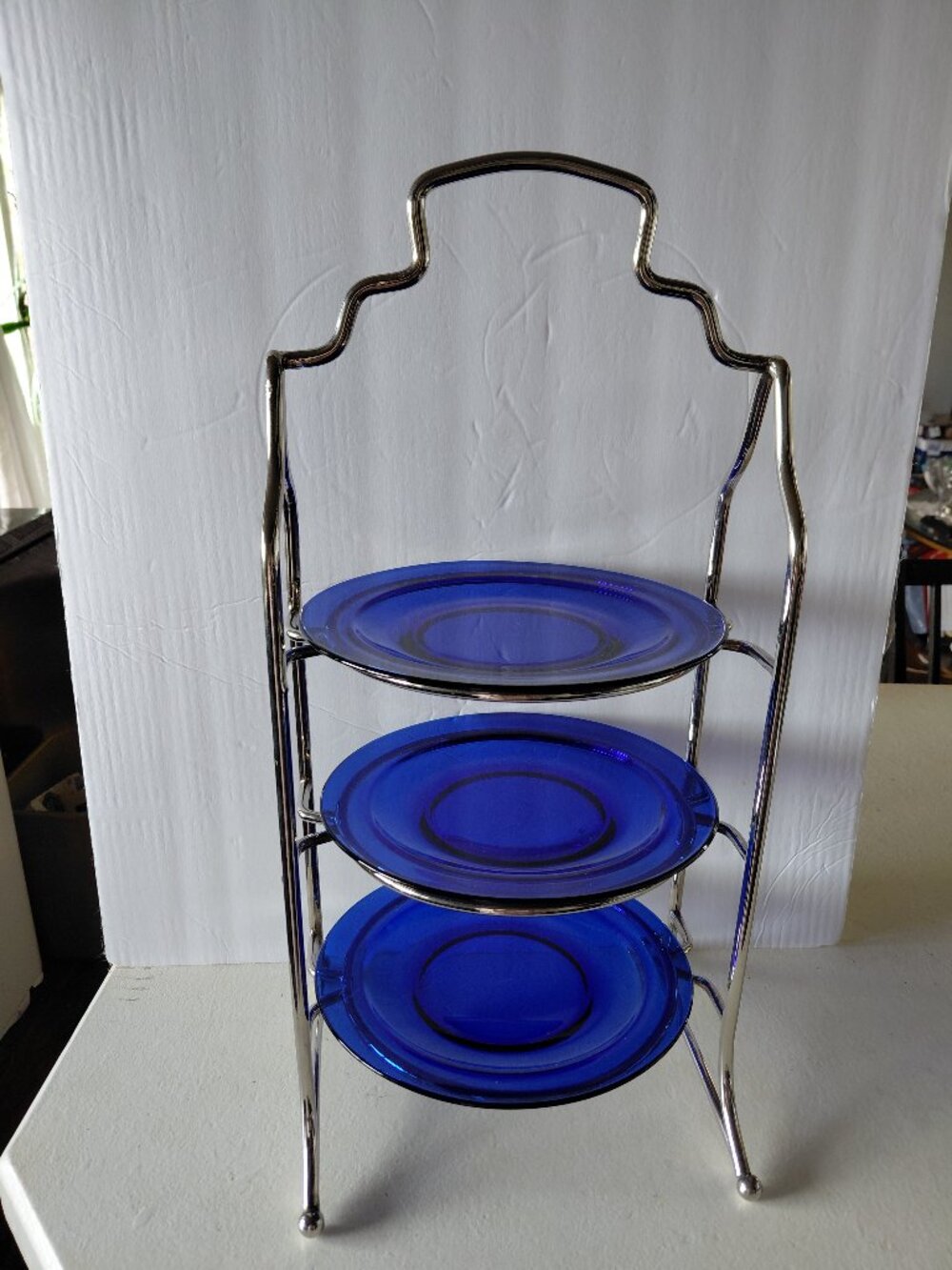 Godingeres Silver Plated 3 Tier Tea Time Server